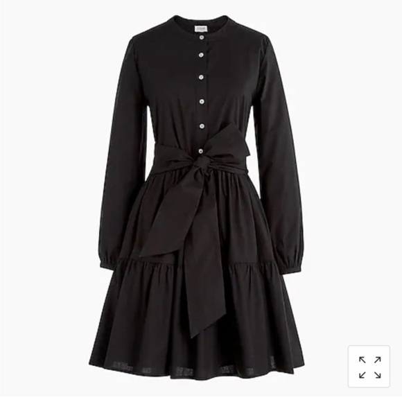 J. Crew Dresses & Skirts - J. Crew black tiered long sleeve dress